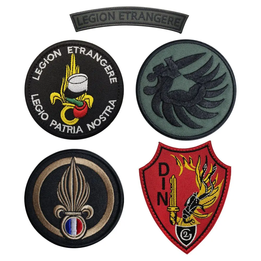 Francuski Legion Cudzoziemska Naszywka Haft Emblemat Opaska Odznaka Ozdoba do szycia Wojskowe taktyczne… Francuski Legion Cudzoziemska Naszywka Haft Emblemat Opaska Odznaka Ozdoba do szycia Wojskowe taktyczne…