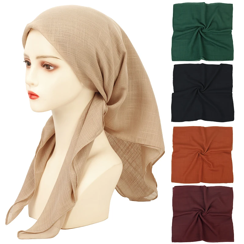 Geebro New Fashion Women Solid Color Scarf Headscarf Snood Neckerchief Female Foulard Shawl Scarves Retro Head… Geebro New Fashion Women Solid Color Scarf Headscarf Snood Neckerchief Female Foulard Shawl Scarves Retro Head…