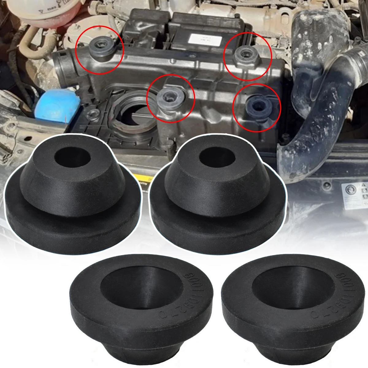 Gumowe mocowanie pokrywy filtra powietrza do Audi A1 A2 A3 A6 VW Beetle Caddy Golf Mk4 Mk5 Mk6 Jetta Passat… Gumowe mocowanie pokrywy filtra powietrza do Audi A1 A2 A3 A6 VW Beetle Caddy Golf Mk4 Mk5 Mk6 Jetta Passat…