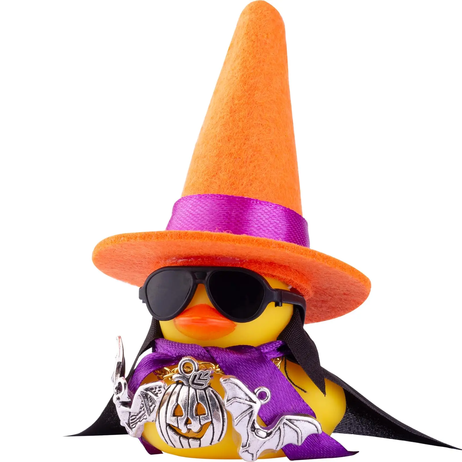 Gumowe ozdoby do samochodu Kaczka Halloween Dekoracje na deskę rozdzielczą samochodu z mini kapeluszem… Gumowe ozdoby do samochodu Kaczka Halloween Dekoracje na deskę rozdzielczą samochodu z mini kapeluszem…