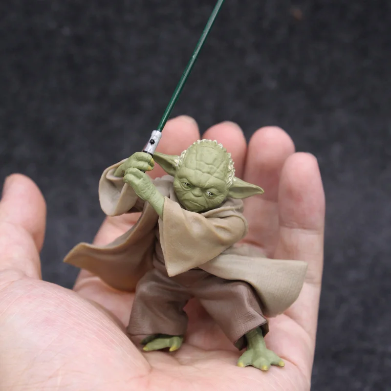 Gwiezdna wojna Mandalorian mistrz YODA z mieczem figurka zabawki Gwiezdna wojna Mandalorian mistrz YODA z mieczem figurka zabawki