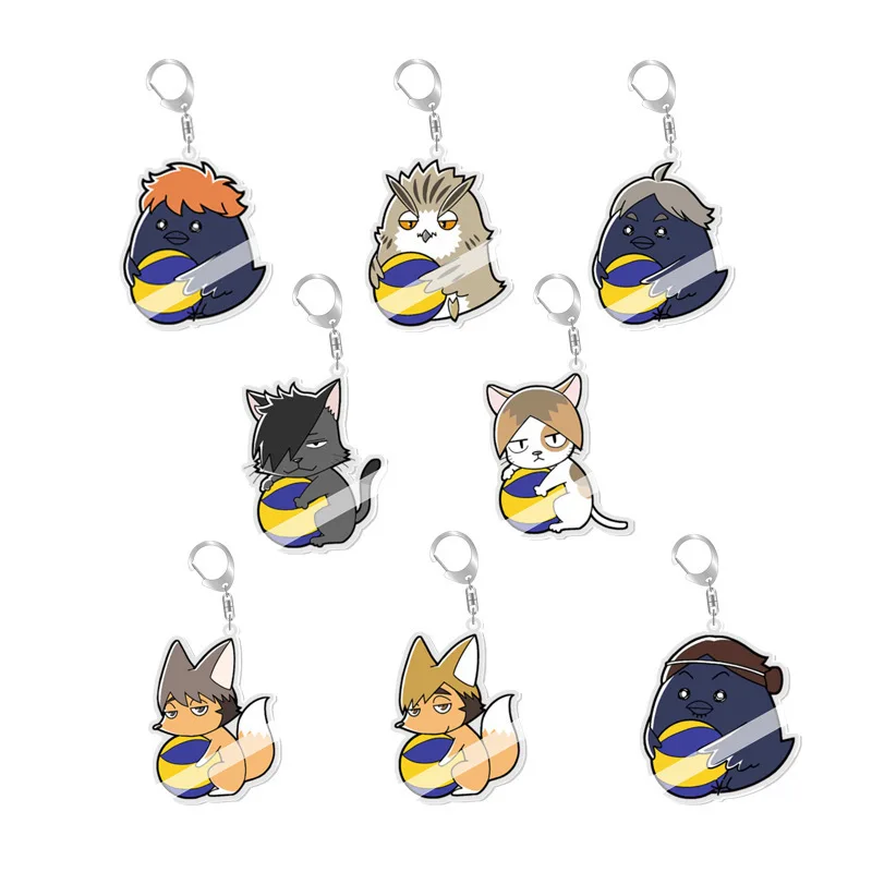 Haikyuu!! Uroczy akrylowy breloczek do kluczy, biżuteria, breloczek dla przyjaciół, produkty związane z… Haikyuu!! Uroczy akrylowy breloczek do kluczy, biżuteria, breloczek dla przyjaciół, produkty związane z…