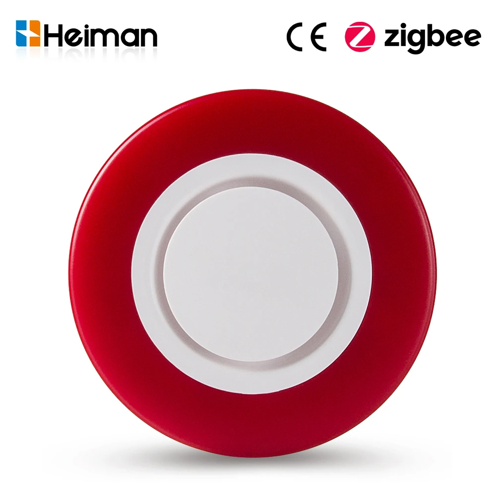 HEIMAN Zigbee 3.0 inteligentna lampa stroboskopowa syrena alarmowa dźwięk z dużymi dźwiękami 95DB, aby… HEIMAN Zigbee 3.0 inteligentna lampa stroboskopowa syrena alarmowa dźwięk z dużymi dźwiękami 95DB, aby…
