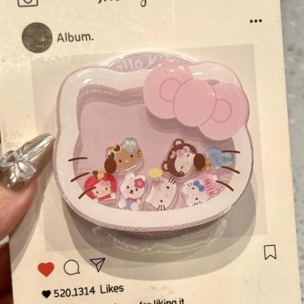 Hello Kitty Uchwyt na telefon komórkowy Mioiso Anime Peryferyjny Śliczny Cartoon Paste Przedłużenie typu…