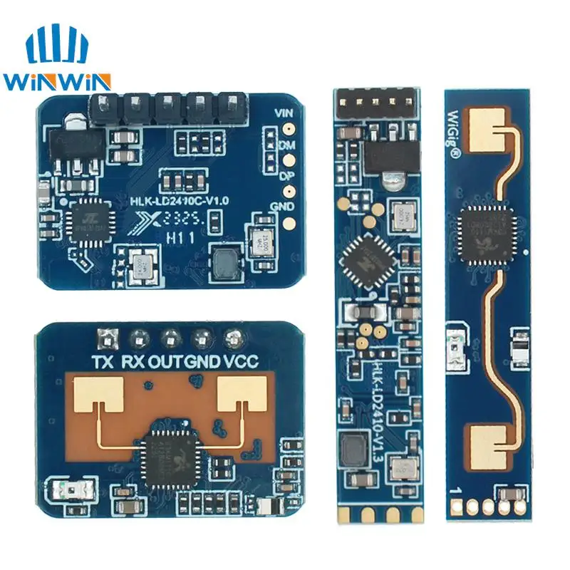 Hi-Link HLK-LD2410 LD2410B LD2410C 5V Mini FMCW 24G Inteligentny czujnik obecności człowieka Moduł radarowy… Hi-Link HLK-LD2410 LD2410B LD2410C 5V Mini FMCW 24G Inteligentny czujnik obecności człowieka Moduł radarowy…
