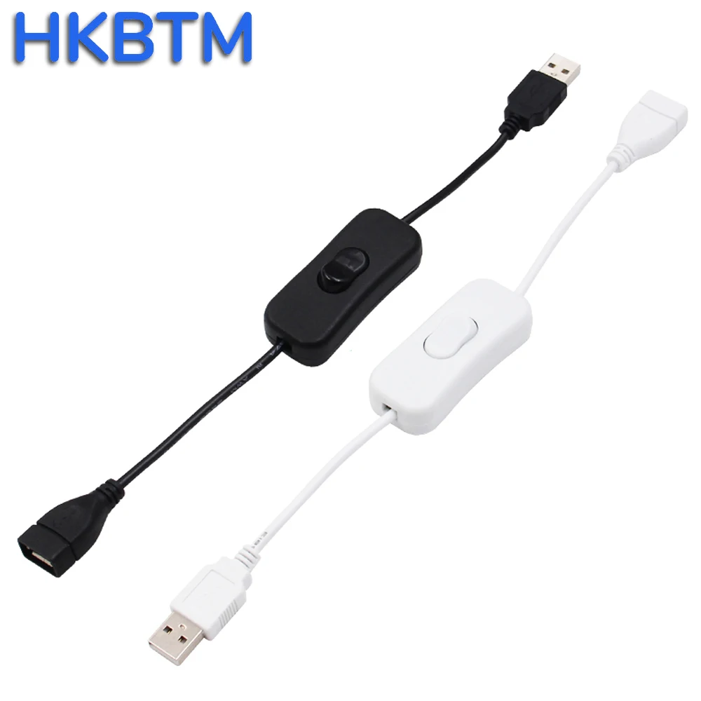 HKBTM 28cm Kabel USB z przełącznikiem ON/OFF Przedłużacz kabla do lampy USB Wentylator USB Linia zasilania… HKBTM 28cm Kabel USB z przełącznikiem ON/OFF Przedłużacz kabla do lampy USB Wentylator USB Linia zasilania…