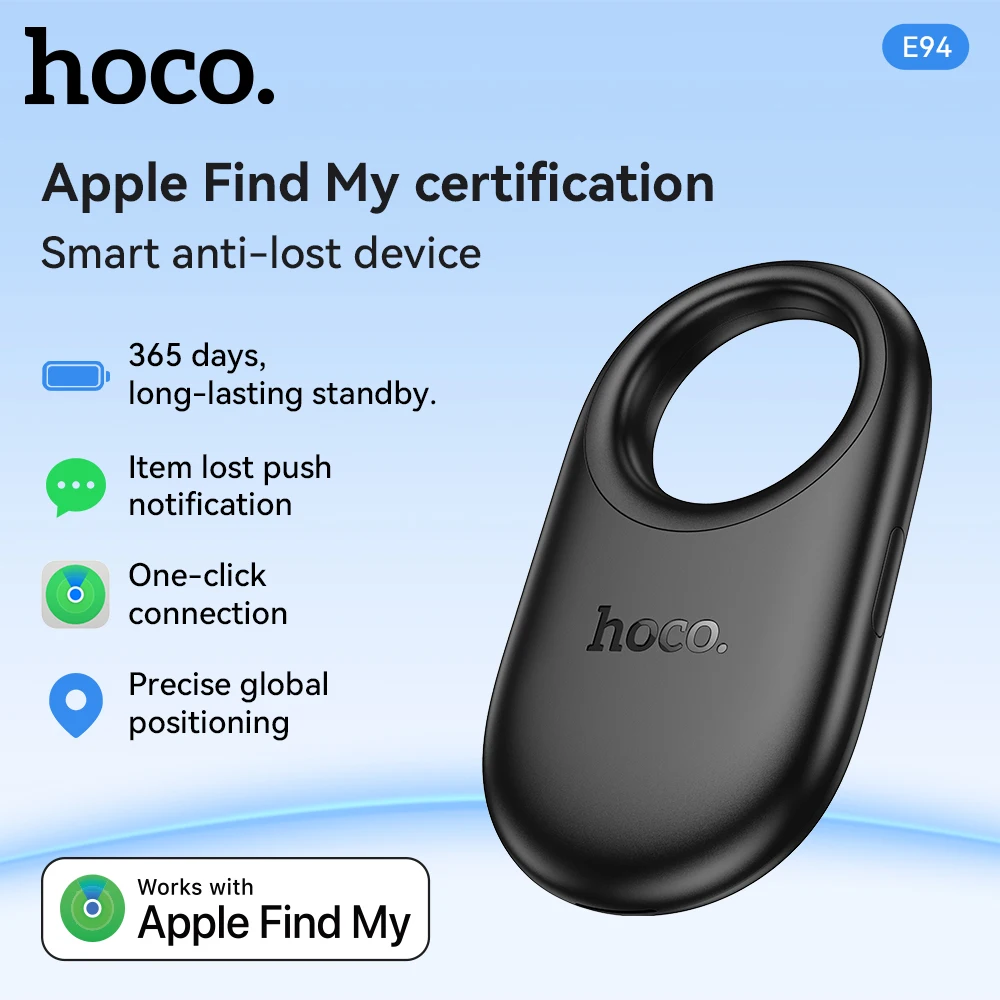 HOCO E94 Airtag GPS Inteligentne Lokalizatory GPS dla Zwierząt, Psów, Kluczy, Inteligentne Urządzenie…
