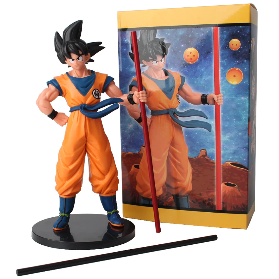 Hot Dragon Ball Son Goku Super Saiyan Anime Figurka 22cm Goku DBZ Figurka akcji Model Prezenty Figurki…