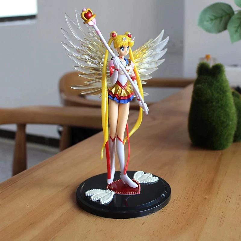 Hot Eternal Sailor Moon Tsukino Usagi Anime Figurka Dekoracja Kolekcja Lalka Akcja Model Zabawki na prezenty…