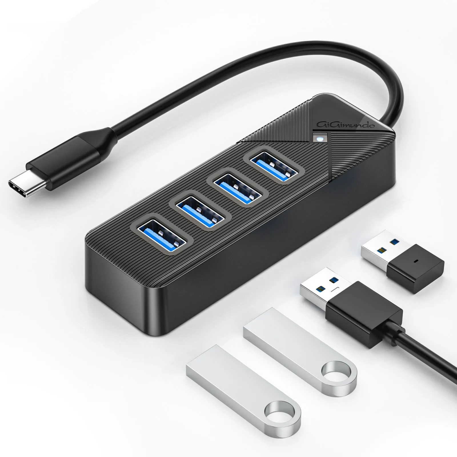 Hub USB 3.0 High Speed USB-A 4 Porty Typu C Rozdzielacz 5Gbps Wieloportowy Adapter USB do Komputera PC… Hub USB 3.0 High Speed USB-A 4 Porty Typu C Rozdzielacz 5Gbps Wieloportowy Adapter USB do Komputera PC…