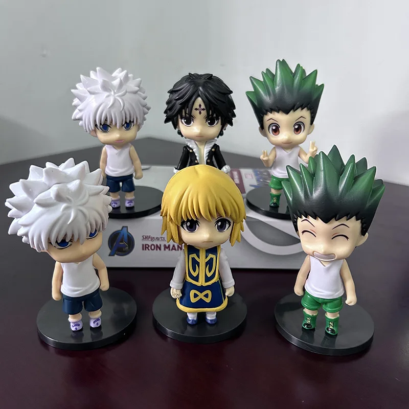 Hunter x Hunter Action Figure Toys PVC Cartoon Jay Flix Hisoka Kurapika Model Animation Doll Toys Kid Gift… Hunter x Hunter Action Figure Toys PVC Cartoon Jay Flix Hisoka Kurapika Model Animation Doll Toys Kid Gift…