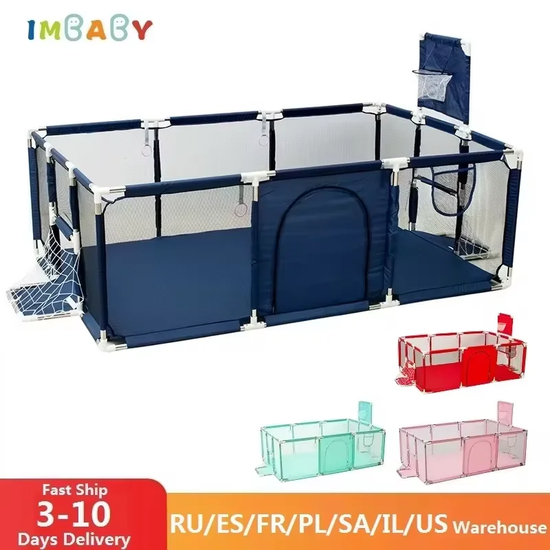 IMBABY Meble dziecięce Kojec dla dzieci Duży suchy basen Kojec dla dziecka Bezpieczeństwo Bariery wewnętrzne… IMBABY Meble dziecięce Kojec dla dzieci Duży suchy basen Kojec dla dziecka Bezpieczeństwo Bariery wewnętrzne…