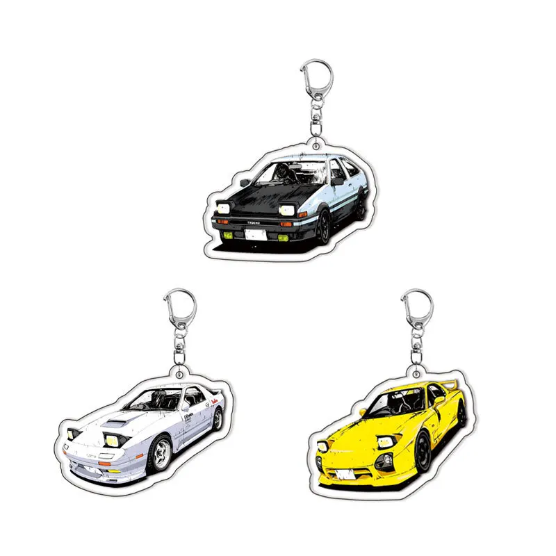 Initial D Fajne Samochody Ae86 Fuji Wara Takumi Akrylowy Brelok Uroczy Dodatek do Torby Zawieszka Chłopięcy… Initial D Fajne Samochody Ae86 Fuji Wara Takumi Akrylowy Brelok Uroczy Dodatek do Torby Zawieszka Chłopięcy…
