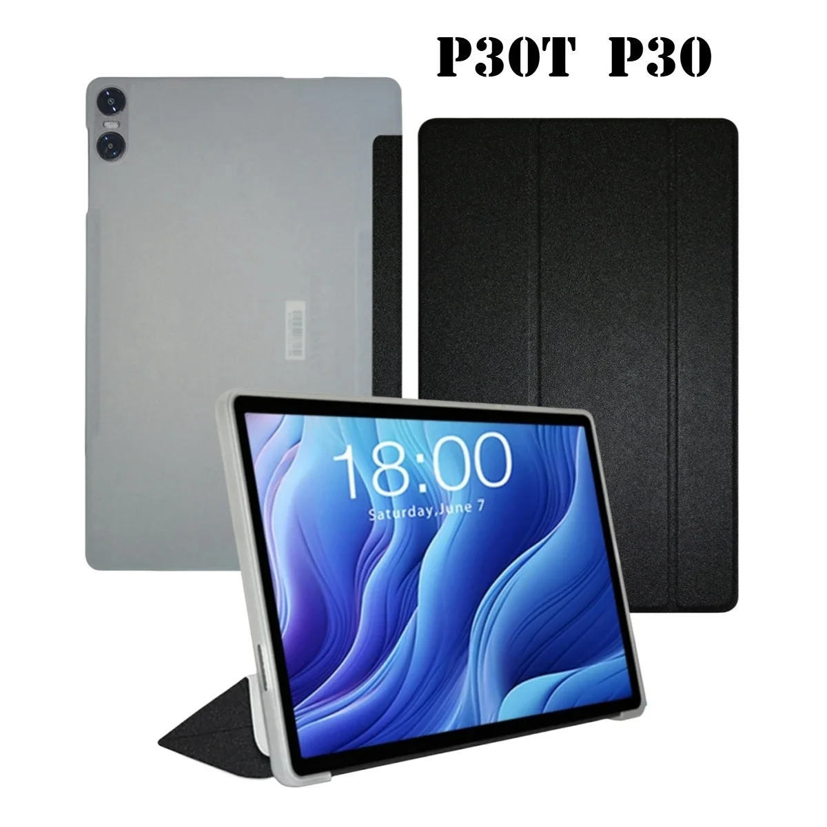Inteligentne etui Smart Cover do tabletów Teclast P33 P30 P30T, składana podstawka, skóra PU z miękką tylną… Inteligentne etui Smart Cover do tabletów Teclast P33 P30 P30T, składana podstawka, skóra PU z miękką tylną…