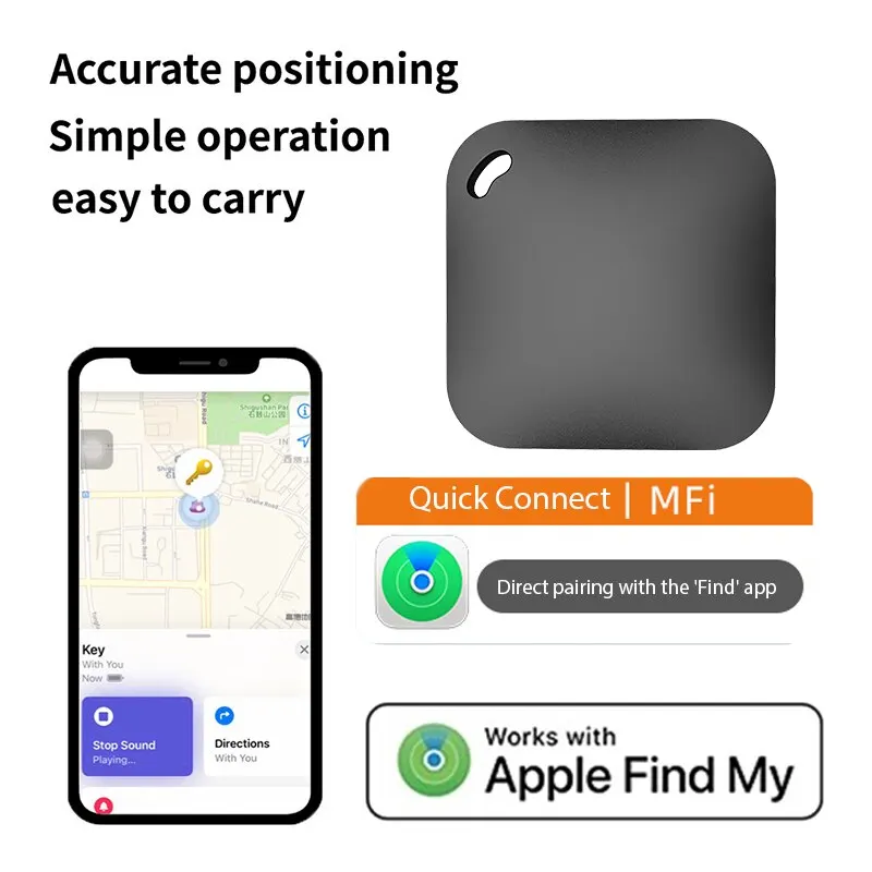 Inteligentny lokalizator GPS Bluetooth współpracuje z Apple Znajdź moją aplikację ITag Anti Lost Reminder…