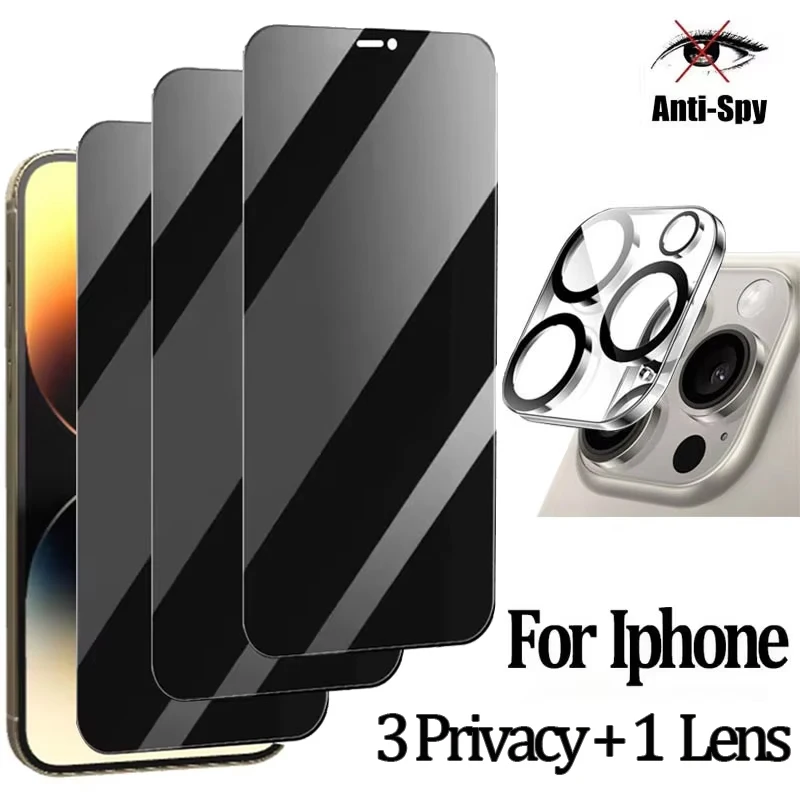 iPhone 16 17 15 14 pro szkło hartowane prywatności dla iphone 15 14 13 12 11 pro max iphone14 iphone13…