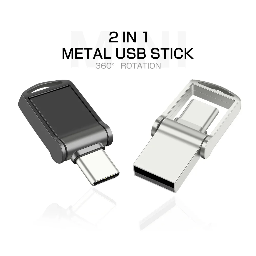 JASTER TYPE-C USB Flash Drives 64GB OTG High Speed Pen Drive 32GB 2 in 1 Mini Memory Stick Real Capacity…