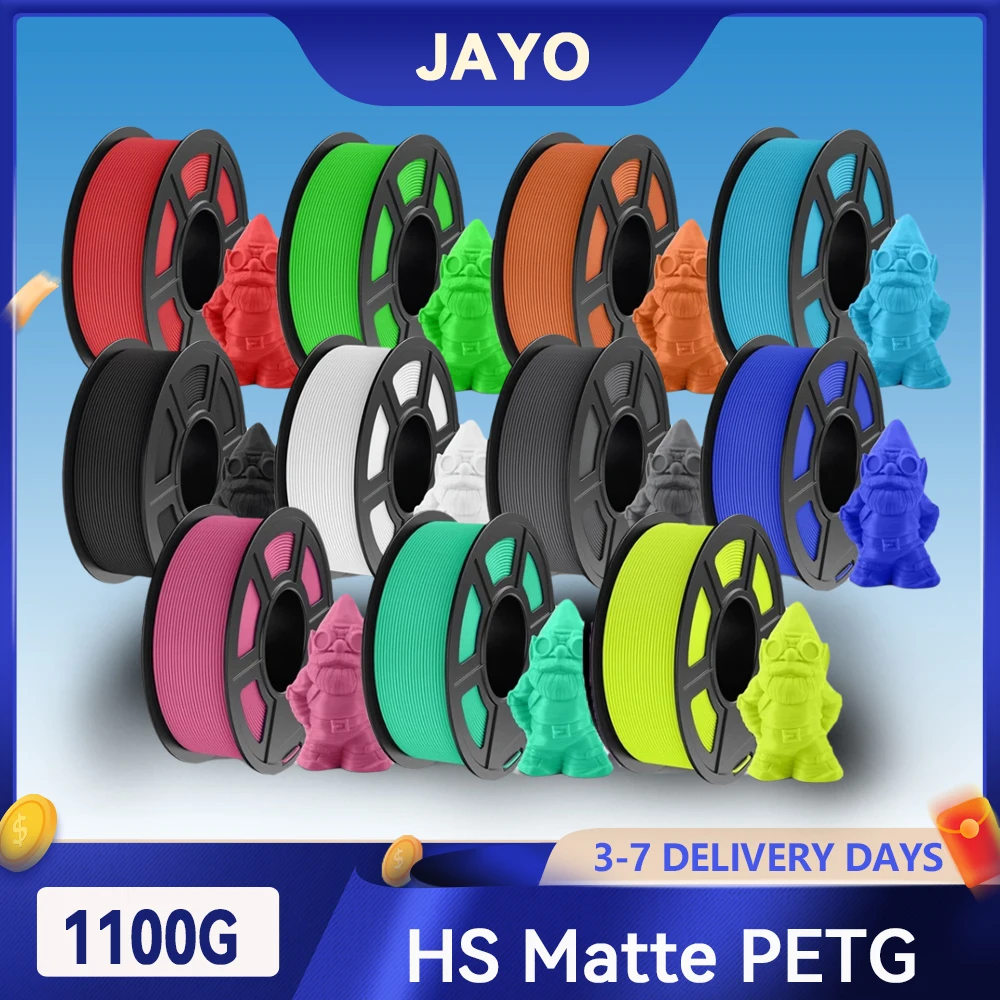 JAYO 1100G Filament PETG Matowy 3D Wysokiej Prędkości 1.75mm Zakres Drukowania 30mm/s – 600mm/s Wysoka… JAYO 1100G Filament PETG Matowy 3D Wysokiej Prędkości 1.75mm Zakres Drukowania 30mm/s – 600mm/s Wysoka…