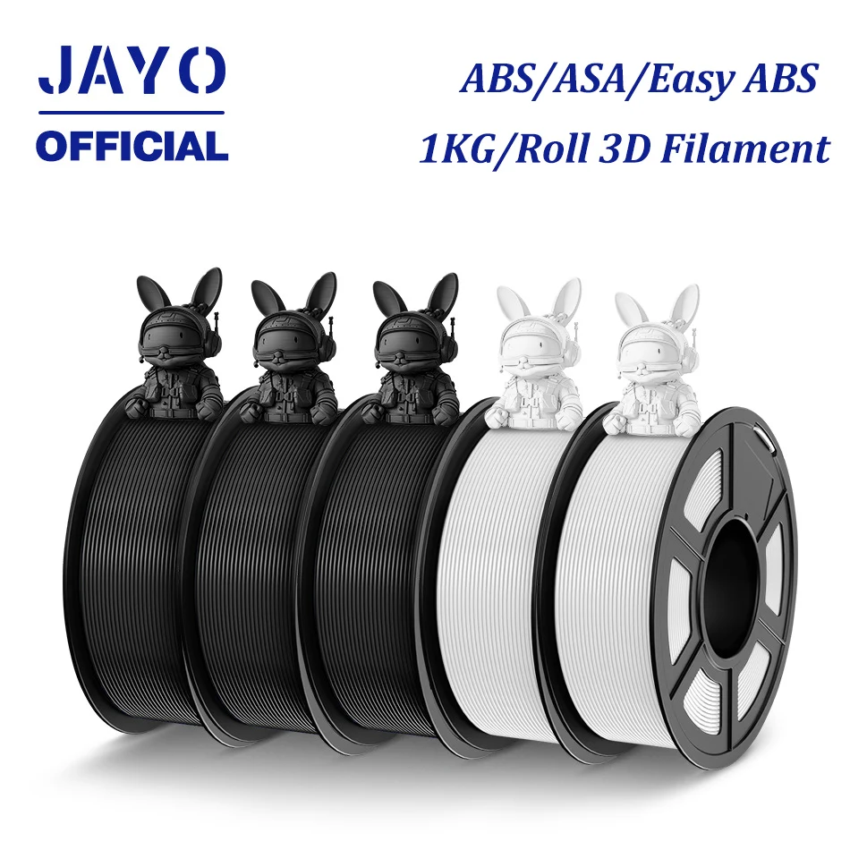 JAYO ASA / ABS / Easy ABS Filament 1.75mm 1KG Filament 3D Niska temperatura druku ABS Filament do drukarki 3D… JAYO ASA / ABS / Easy ABS Filament 1.75mm 1KG Filament 3D Niska temperatura druku ABS Filament do drukarki 3D…