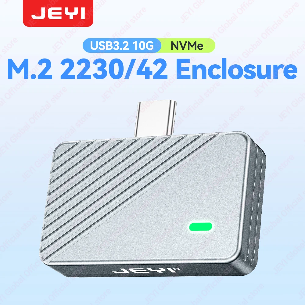 JEYI 2242 2230 M.2 NVMe Obudowa SSD z bezpośrednim podłączaniem, USB 3.2 10 Gb/s Bezpośrednia wtyczka USB-C… JEYI 2242 2230 M.2 NVMe Obudowa SSD z bezpośrednim podłączaniem, USB 3.2 10 Gb/s Bezpośrednia wtyczka USB-C…