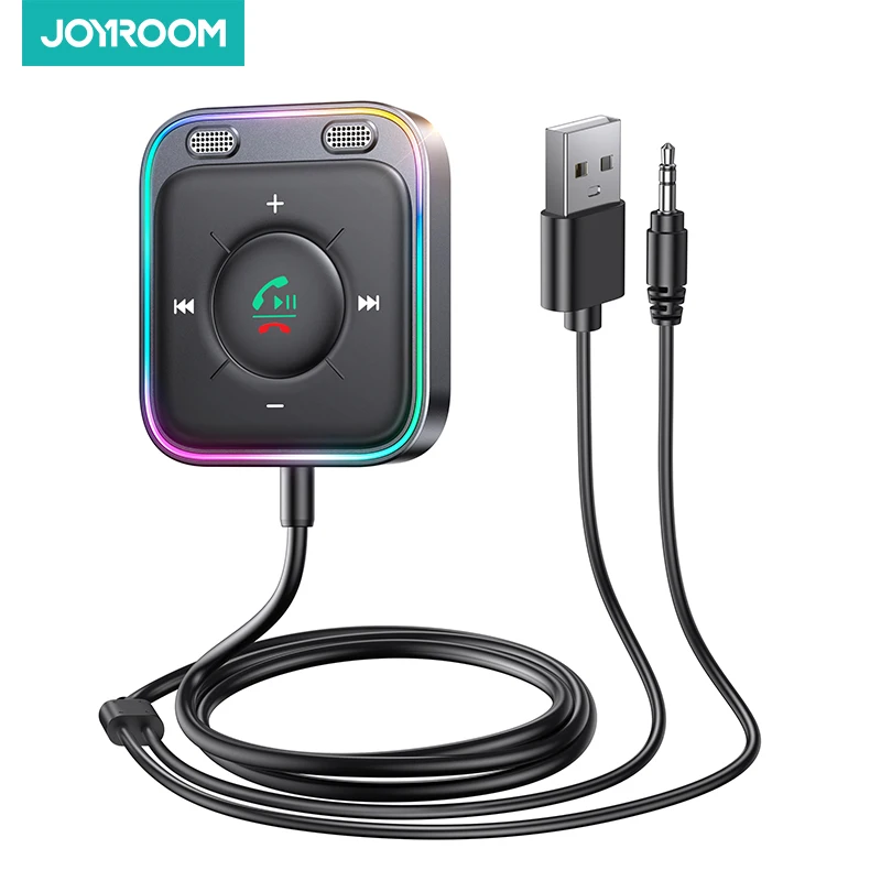 Joyroom Bluetooth 6.0 Bezprzewodowy Adapter Samochodowy z Ulepszonymi Podwójnymi Mikrofonami i Redukcją Szumów… Joyroom Bluetooth 6.0 Bezprzewodowy Adapter Samochodowy z Ulepszonymi Podwójnymi Mikrofonami i Redukcją Szumów…