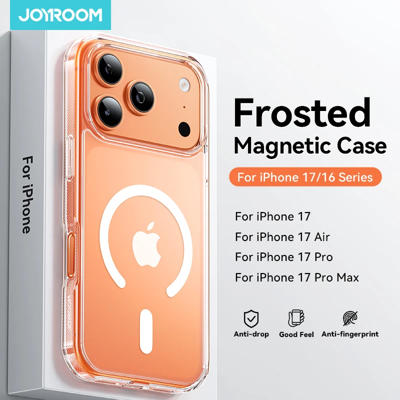 Joyroom Etui Magnetyczne Matowe Odporne na Wstrząsy do iPhone 17 Pro Max, Kompatybilne z Bezprzewodową…