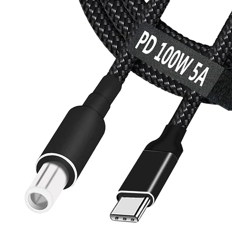 Kabel 100 W USB typu C PD do gniazda Dc 7,4 * 5,0 mm Ładowarka do laptopa Konwerter złącza do Dell Latitude…
