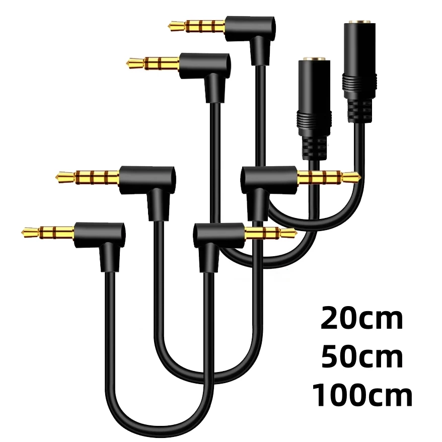 Kabel audio 90 stopni 3,5 mm TRS/TRRS Stereo 3,5 mm do 3,5 mm kątowy przewód AUX do słuchawek MP3 Smartfon… Kabel audio 90 stopni 3,5 mm TRS/TRRS Stereo 3,5 mm do 3,5 mm kątowy przewód AUX do słuchawek MP3 Smartfon…