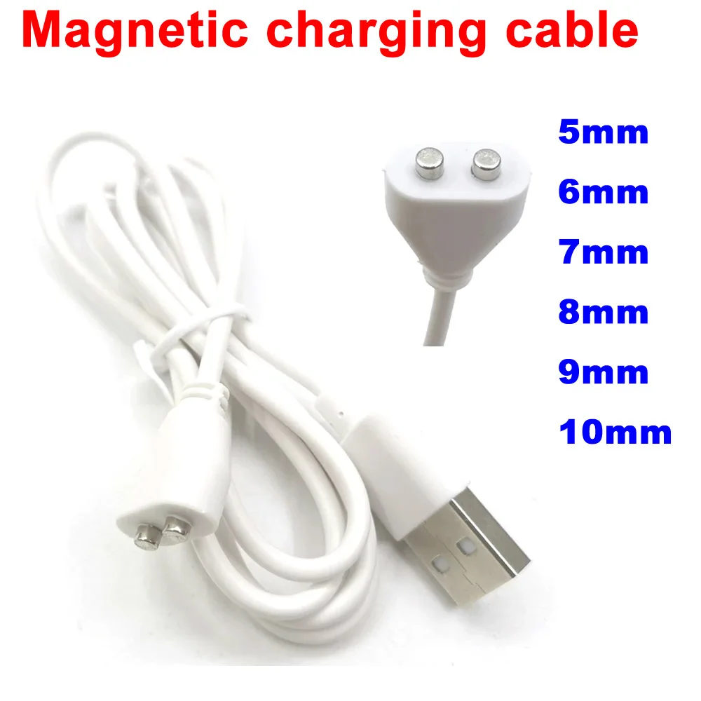 Kabel do ładowania magnetycznego, rozstaw wypustek 2P 5mm 6/7/8/9/10mm, magnetyczne ładowanie USB do urządzeń… Kabel do ładowania magnetycznego, rozstaw wypustek 2P 5mm 6/7/8/9/10mm, magnetyczne ładowanie USB do urządzeń…