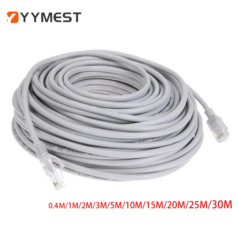 Kabel Ethernet De Alta Velocidad Cat5e RJ45 Kabel De Red LAN Enrutador De Ordenador Patch Cord, 0,4 M/1 M/2…