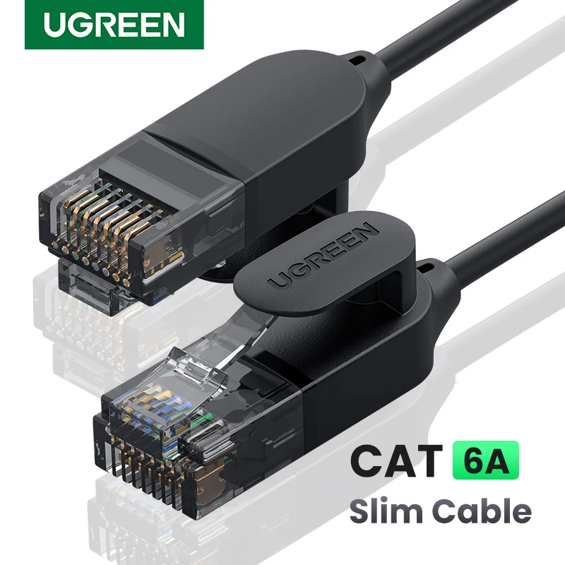 Kabel Ethernet UGREEN Cat 6A 10Gbps, kabel sieciowy z 4 skrętnymi parami, patchcord internetowy UTP Cat6a Lan… Kabel Ethernet UGREEN Cat 6A 10Gbps, kabel sieciowy z 4 skrętnymi parami, patchcord internetowy UTP Cat6a Lan…