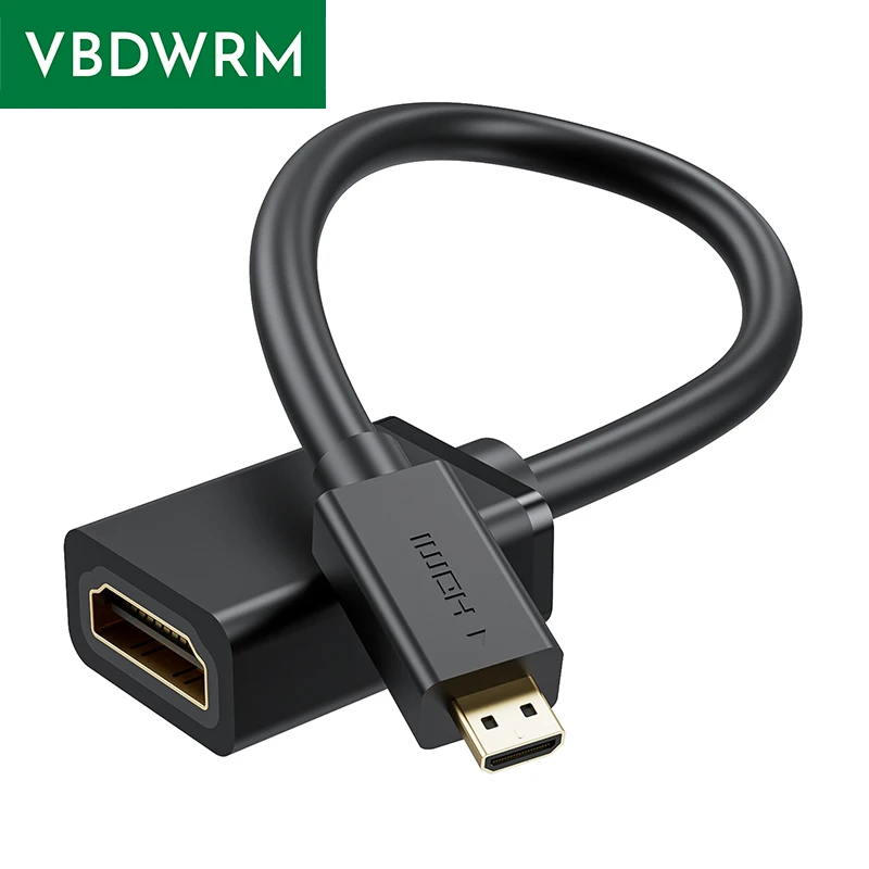 Kabel Micro HDMI 4K 60Hz Dwukierunkowy adapter HDMI na Micro HDMI 2.0 do tabletów Raspberry Pi 5/Pi 4/GoPro… Kabel Micro HDMI 4K 60Hz Dwukierunkowy adapter HDMI na Micro HDMI 2.0 do tabletów Raspberry Pi 5/Pi 4/GoPro…