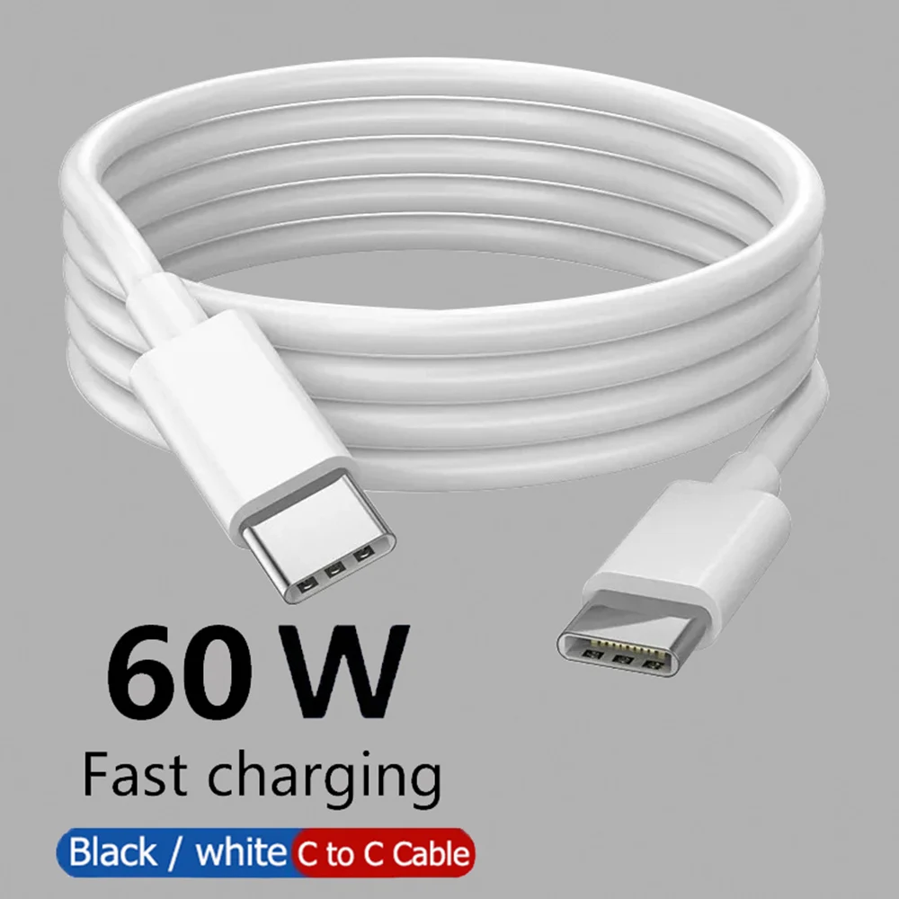 Kabel USB 60W do USB typu C kabel szybkiego ładowania dla Iphone 15 15Pro Huawei Samsung Xiaomi linia danych… Kabel USB 60W do USB typu C kabel szybkiego ładowania dla Iphone 15 15Pro Huawei Samsung Xiaomi linia danych…