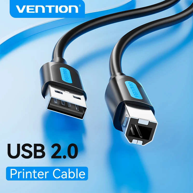 Kabel USB do drukarki Vention USB 3.0 2.0 typu A męski do B męski do drukarki etykiet Canon Epson HP ZJiang…