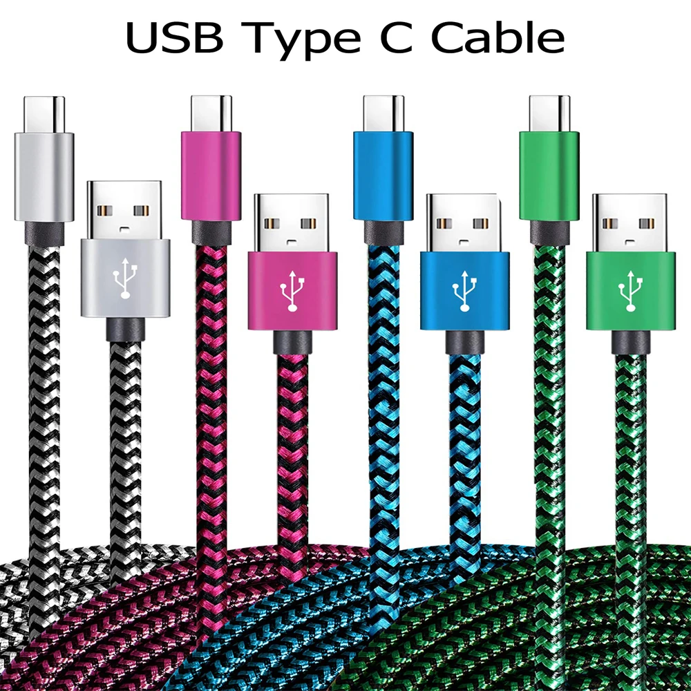 Kabel USB typu C synchronizacja daty 2.4A szybki 1M 2M 3M ładowanie nylonu pleciony przewód do telefonu… Kabel USB typu C synchronizacja daty 2.4A szybki 1M 2M 3M ładowanie nylonu pleciony przewód do telefonu…