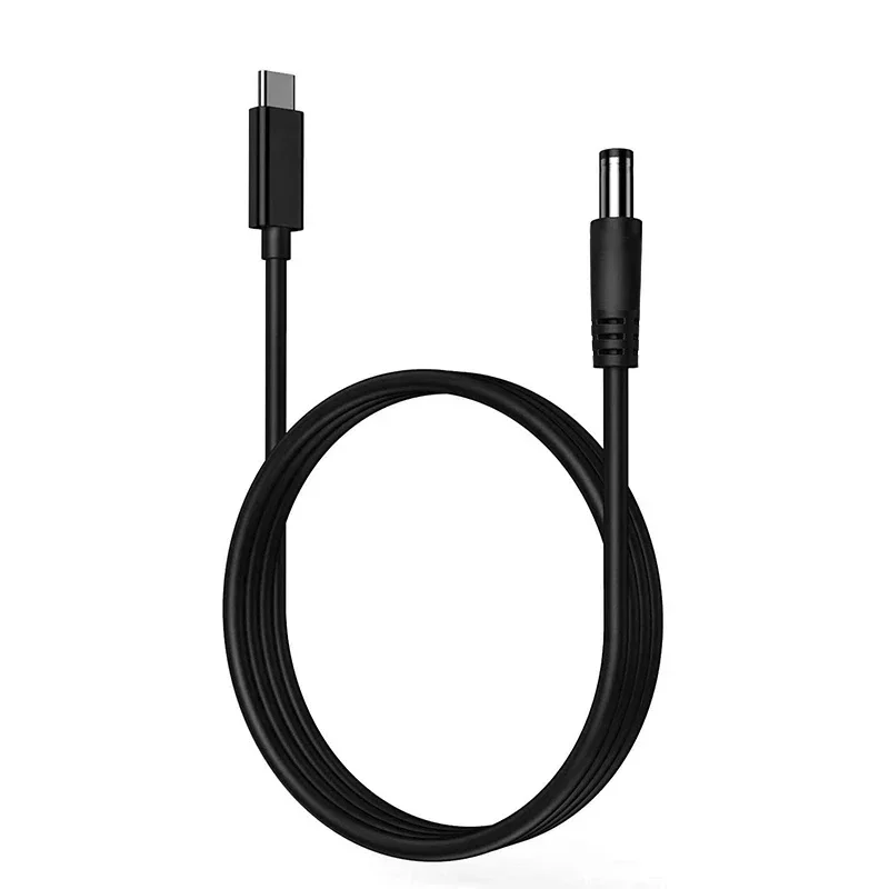 Kabel zasilający DC na USB-C PD 9V 12V 15V 20V 5.5×2.1mm 2.5 do routera bezprzewodowego, laptopa, taśmy LED… Kabel zasilający DC na USB-C PD 9V 12V 15V 20V 5.5×2.1mm 2.5 do routera bezprzewodowego, laptopa, taśmy LED…