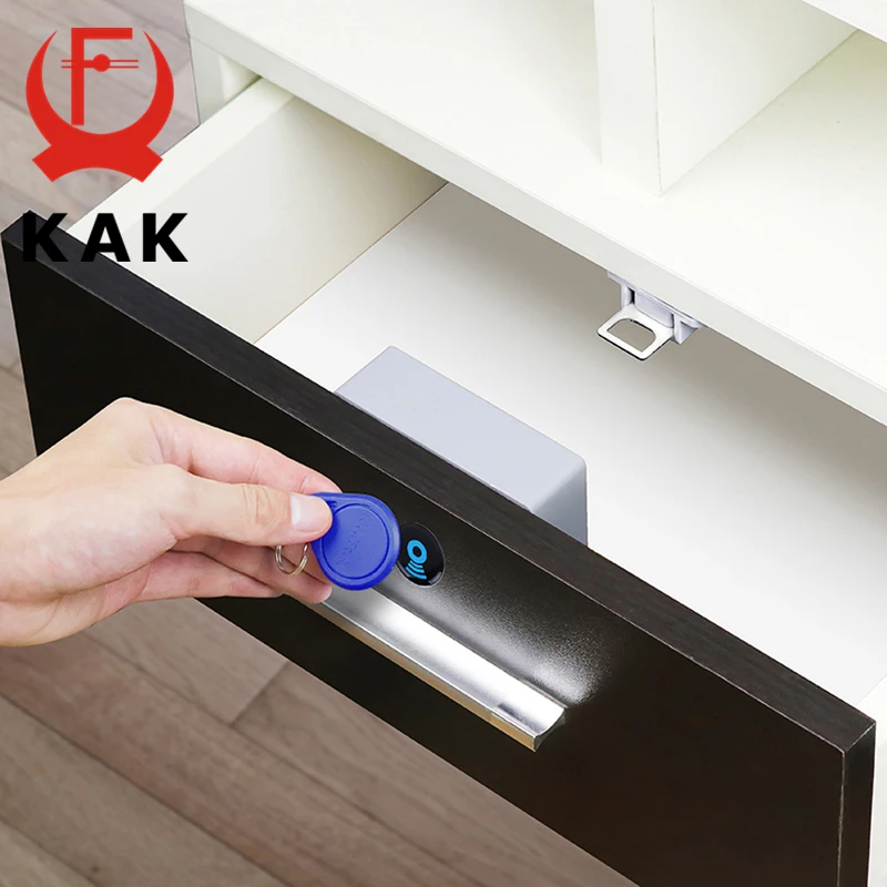KAK Zamek elektroniczny Szafka RFID Zamek do szafki Niewidoczny zamek z czujnikiem Ukryte zamki do szuflad… KAK Zamek elektroniczny Szafka RFID Zamek do szafki Niewidoczny zamek z czujnikiem Ukryte zamki do szuflad…