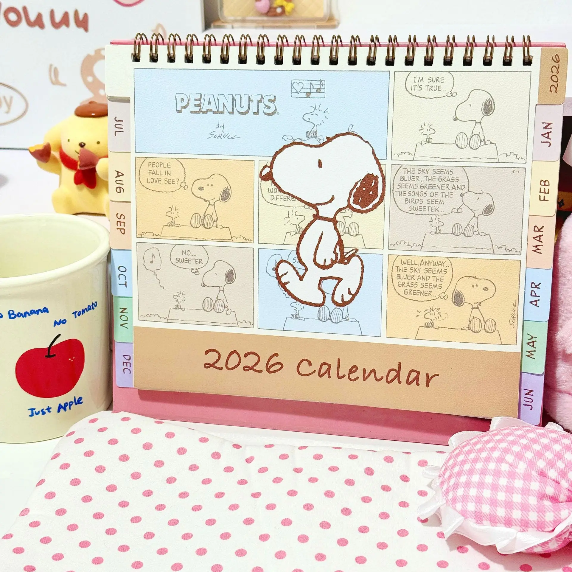 Kalendarz biurkowy 2026 Anime Kreskówka Snoopys Dzienny Tygodniowy Planer Organizer Agenda Artykuły Szkolne… Kalendarz biurkowy 2026 Anime Kreskówka Snoopys Dzienny Tygodniowy Planer Organizer Agenda Artykuły Szkolne…