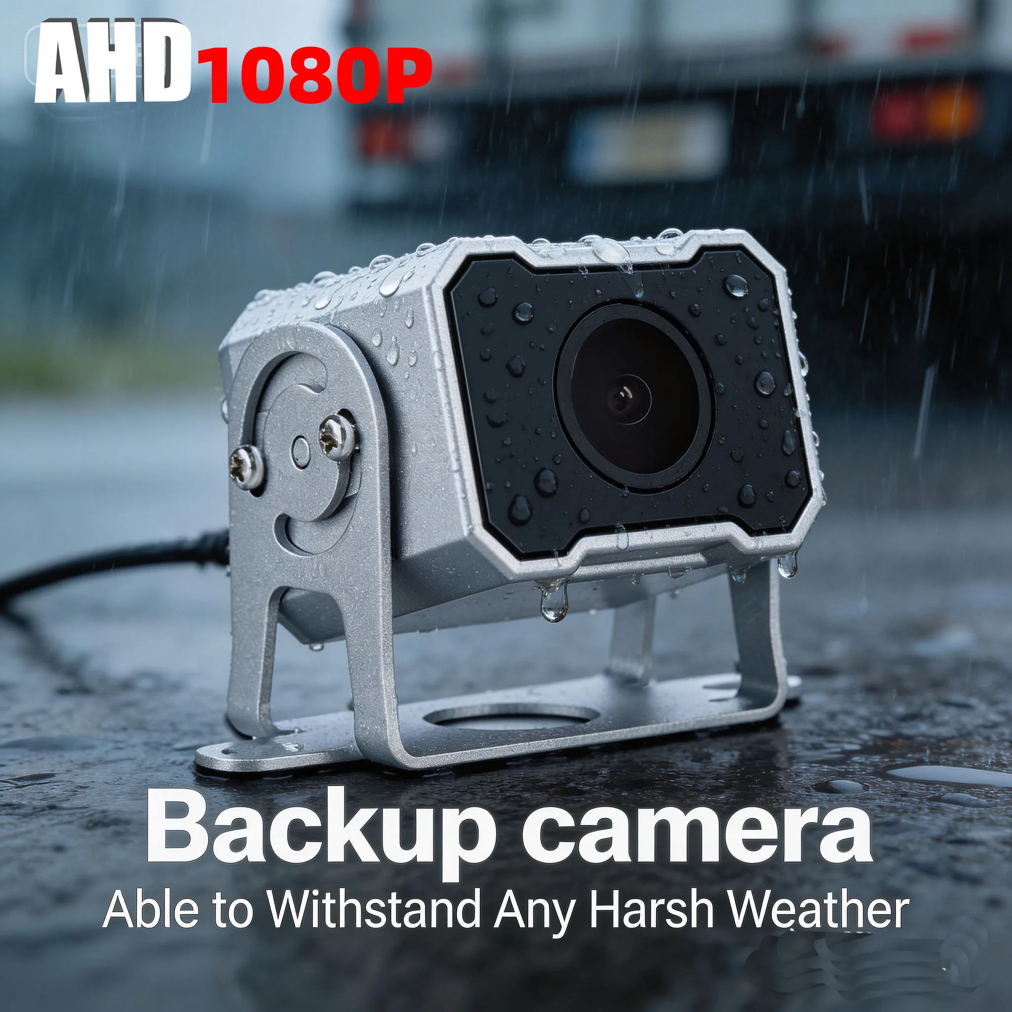 Kamera cofania AHD1080P HD 4PIN do parkowania, obraz dla ciężarówki, samochodu, autobusu, vana, ciężarówki…