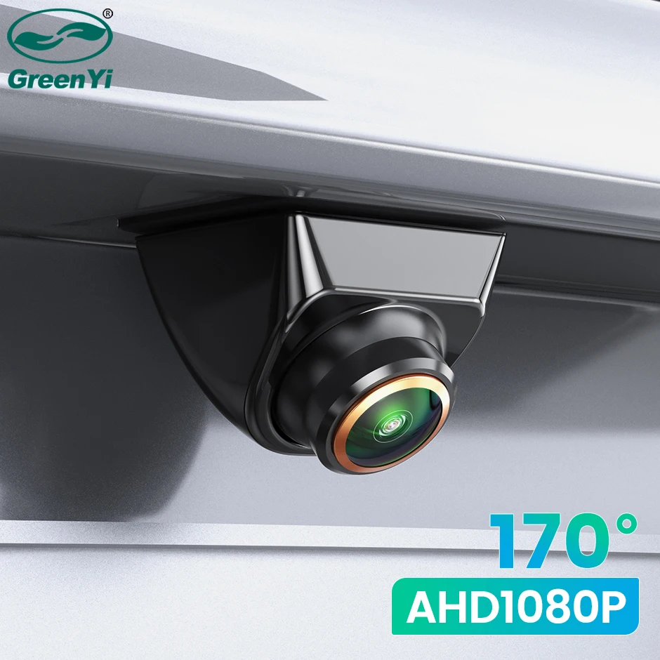 Kamera cofania GreenYi AHD 1920x1080P 170 ° Złota soczewka typu rybie oko Full HD Night Vision Kamera cofania… Kamera cofania GreenYi AHD 1920x1080P 170 ° Złota soczewka typu rybie oko Full HD Night Vision Kamera cofania…