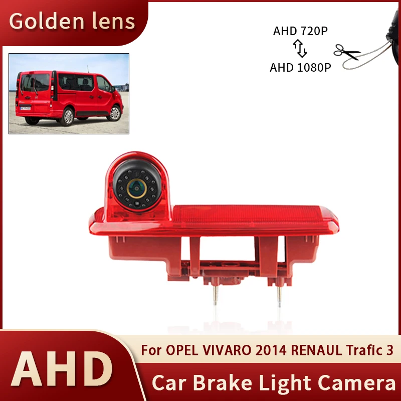 Kamera cofania światło stopu samochodu AHD1080P do OPEL VIVARO 2014 RENAUL Trafic 3 wodoodporne kamera cofania…
