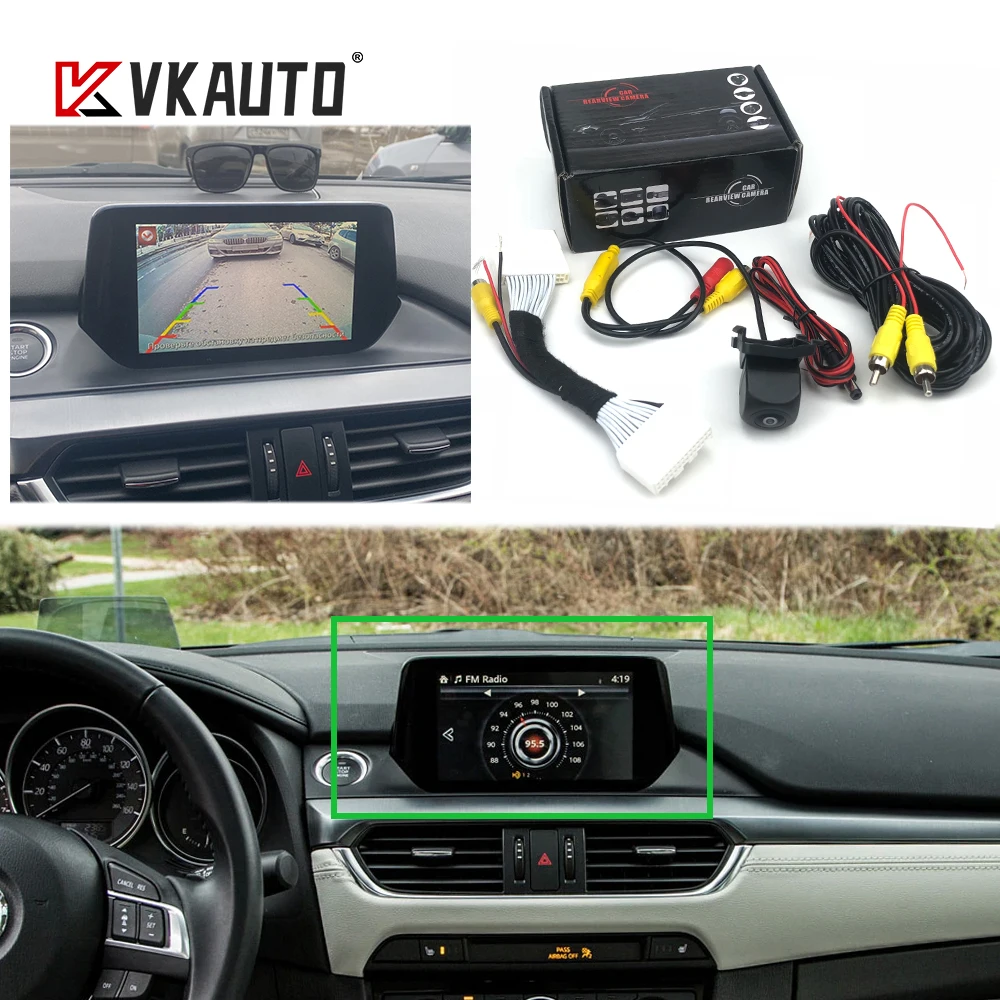 Kamera cofania VKAUTO do Mazdy 6 Atenza GJ GL sedan 2015~2025, zestaw do Mazdy Connect, z dodatkową kamerą… Kamera cofania VKAUTO do Mazdy 6 Atenza GJ GL sedan 2015~2025, zestaw do Mazdy Connect, z dodatkową kamerą…