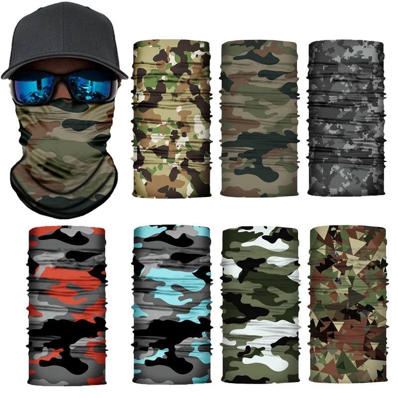 Kamuflażowa maska rowerowa na twarz Szalik na szyję Mężczyźni Bezszwowa bandana Kobiety Opaska na głowę… Kamuflażowa maska rowerowa na twarz Szalik na szyję Mężczyźni Bezszwowa bandana Kobiety Opaska na głowę…