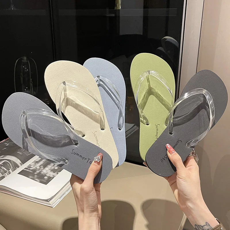 Kapcie letnie buty damskie sandały na koturnie slajdy plażowe kapcie domowe damskie klapki japonki kapcie z…