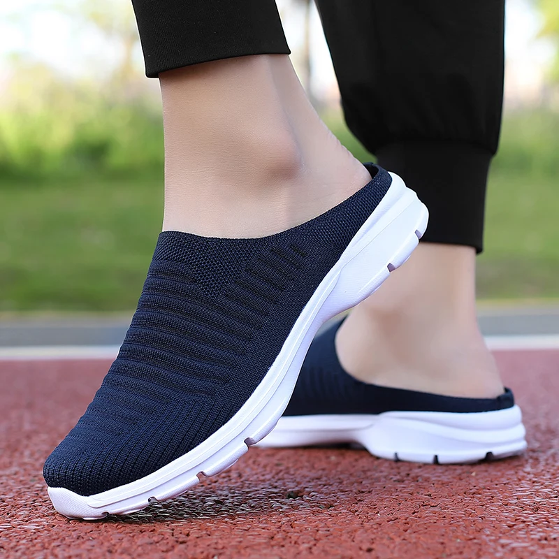 Kapcie męskie letnie siatkowe oddychające kapcie domowe męskie grube dno slajdy moda para buty do chodzenia… Kapcie męskie letnie siatkowe oddychające kapcie domowe męskie grube dno slajdy moda para buty do chodzenia…