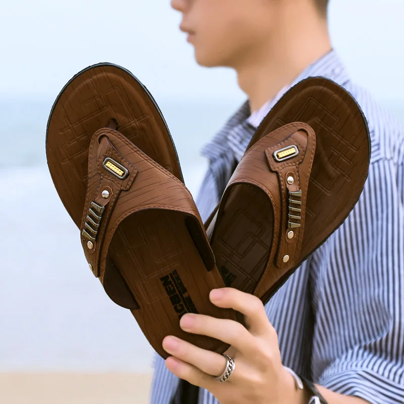 Klapki Męskie Kapcie Męskie Letnie Buty Plażowe Dla Mężczyzn Klapki Męskie Sandały