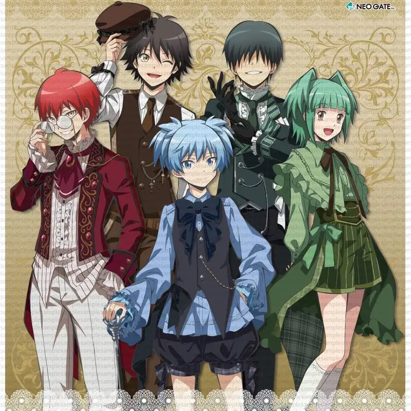 Klasa zabójców – Lolita Fashion Ver. Figurka Akagane Karma Akabane, akrylowy stojak, Nagisa Shiota, podstawka… Klasa zabójców – Lolita Fashion Ver. Figurka Akagane Karma Akabane, akrylowy stojak, Nagisa Shiota, podstawka…