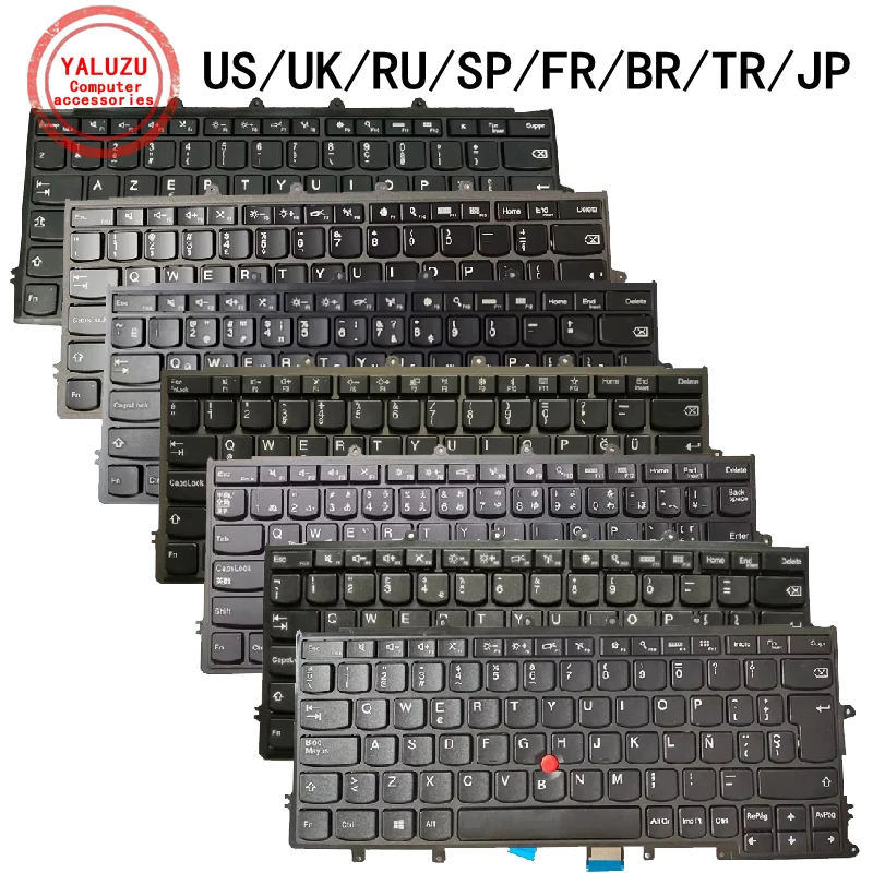 Klawiatura do laptopa US/UK/RU/SP/FR/BR/TR/JP do Lenovo Thinkpad X230S X240 X240S X240I X250 X260 X260S X270… Klawiatura do laptopa US/UK/RU/SP/FR/BR/TR/JP do Lenovo Thinkpad X230S X240 X240S X240I X250 X260 X260S X270…