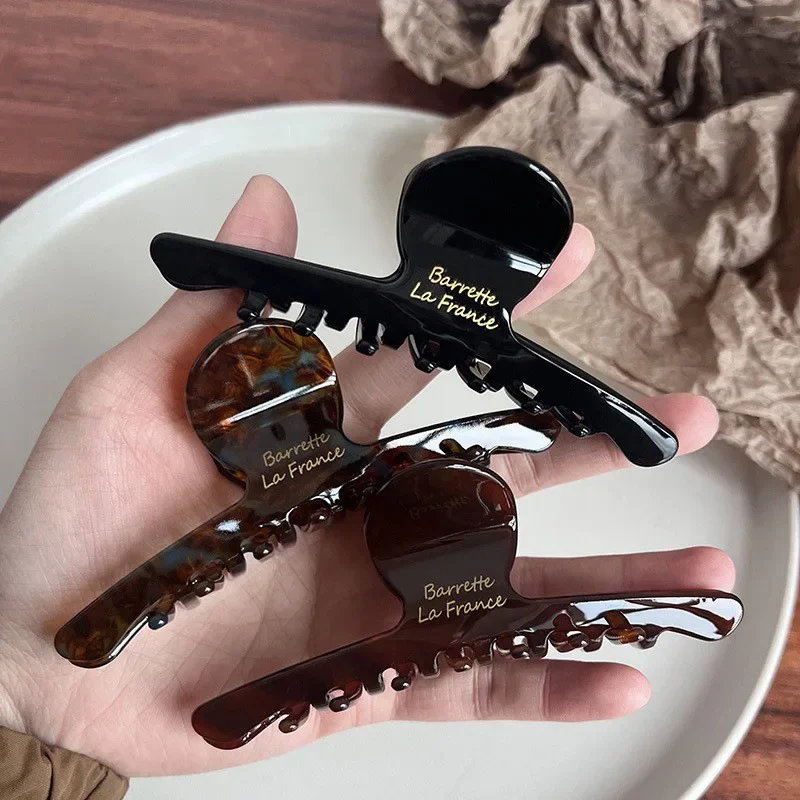 Kobiety octan Leopard spinki do włosów pazury do włosów eleganckie Barrettes krab spinki do włosów klipsy do… Kobiety octan Leopard spinki do włosów pazury do włosów eleganckie Barrettes krab spinki do włosów klipsy do…