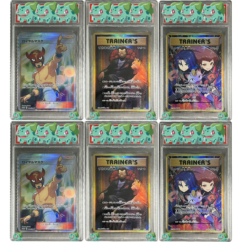 Kolekcja kart DIY Proxy PTCG z 2017 roku, oceniona, JPN. Xy Promo Fa/Specjalny Zestaw Team Rocket Gem Mt10…